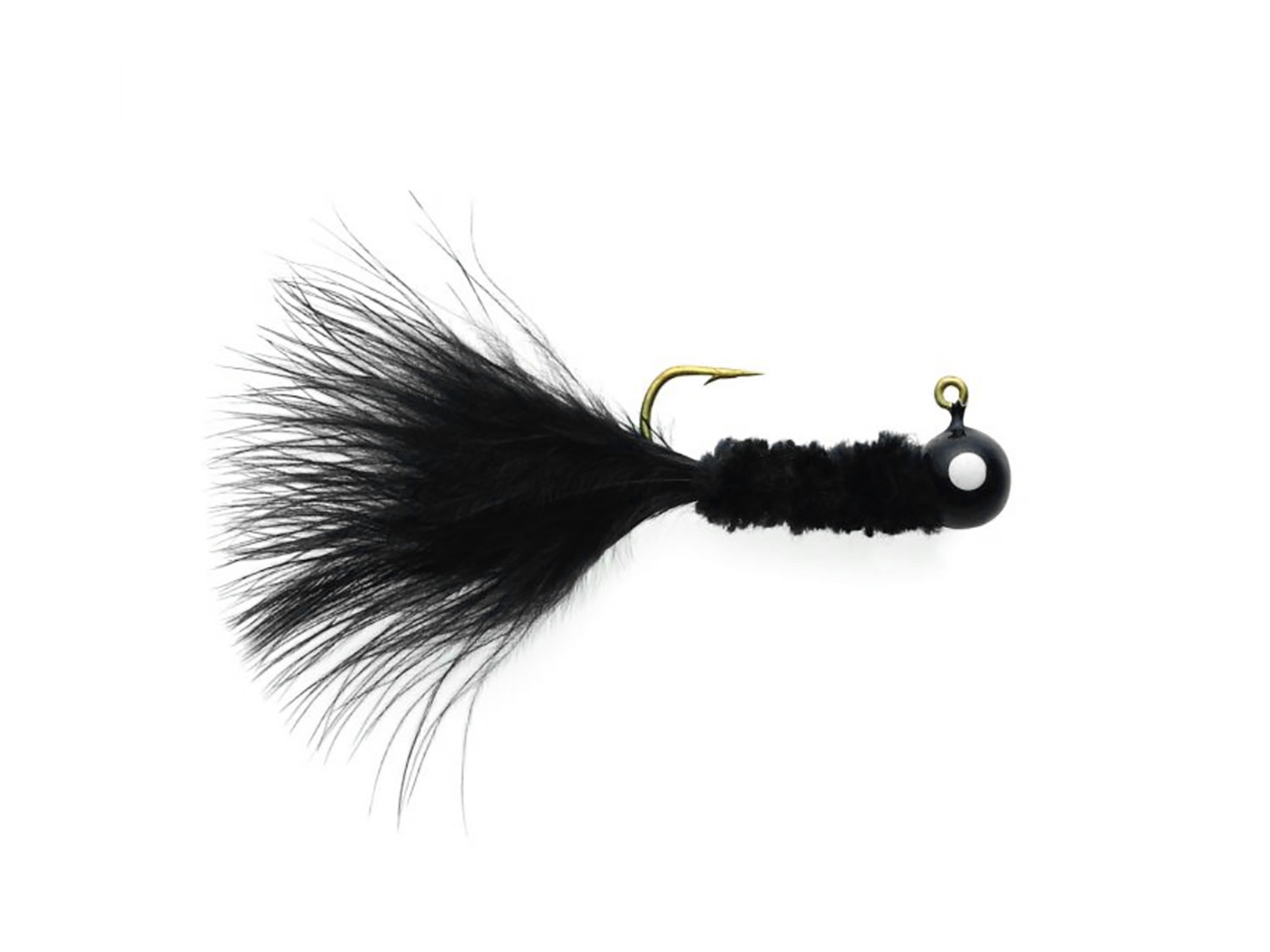 Eagle Claw Chenille Crappie Jigs Eagle Claw Chenille Crappie Jigs -Karls shop ecjc crappiechenillejig black 3