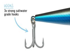SaltNative Mad Minnow 5 SaltNative Mad Minnow -Karls shop featureshot sln madminnow hooks 02