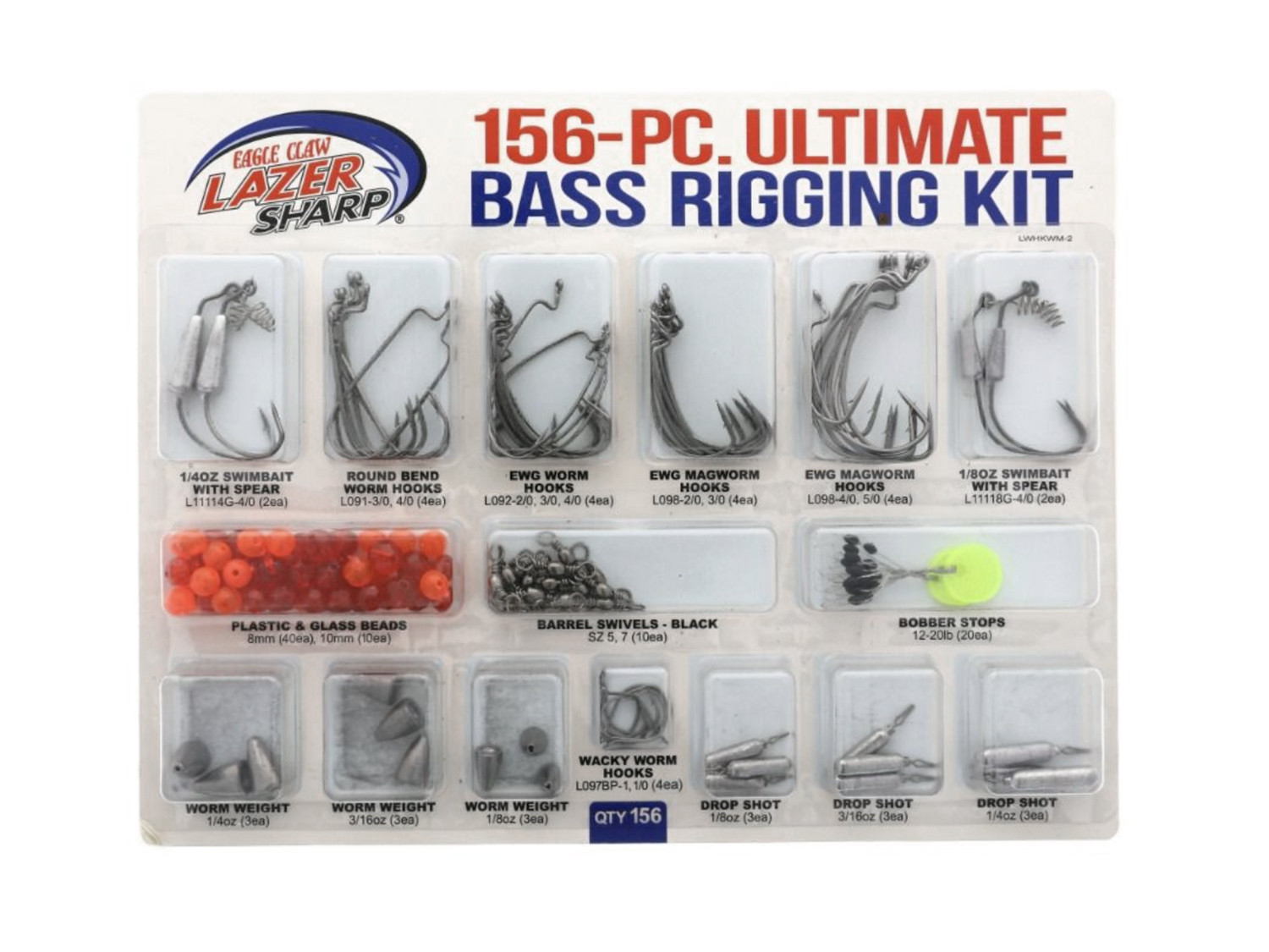 Eagle Claw Lazer Sharp Ultimate Bass Terminal Kit 3 Eagle Claw Lazer Sharp Ultimate Bass Terminal Kit