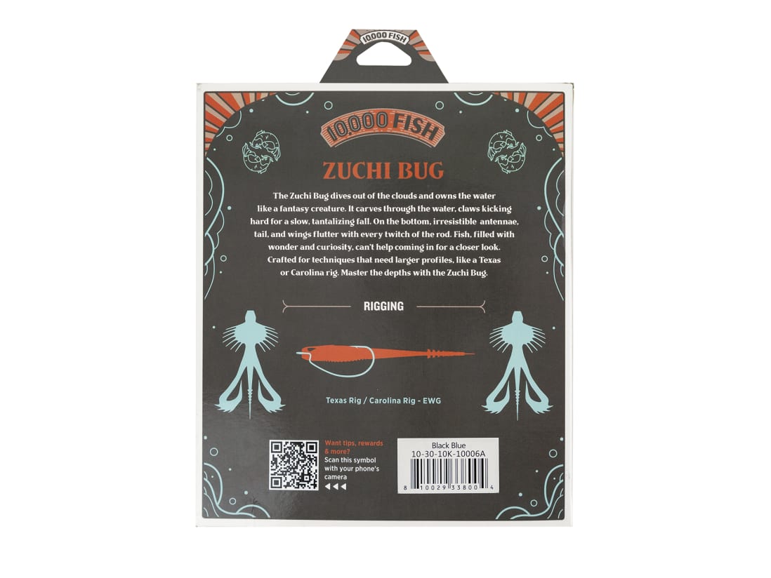 10,000 Fish Zuchi Bug 10,000 Fish Zuchi Bug -Karls shop packaging 10k zuchibug back