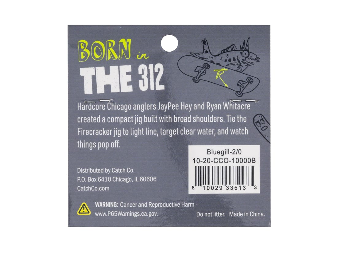 Catch Co. Tight Rope Baby Firework Super Jig Catch Co. Tight Rope Baby Firework Super Jig -Karls shop packaging tightropejig back