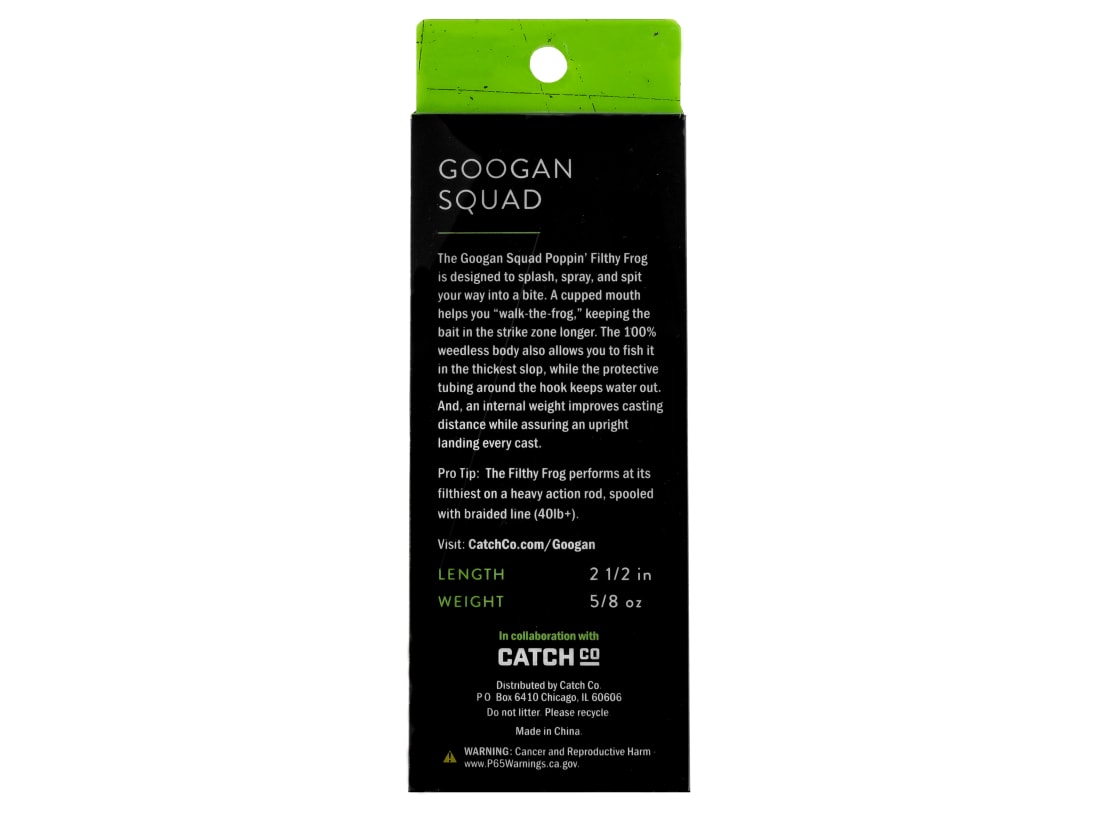Googan Squad Poppin' Filthy Frog 5 Googan Squad Poppin' Filthy Frog - Image 3