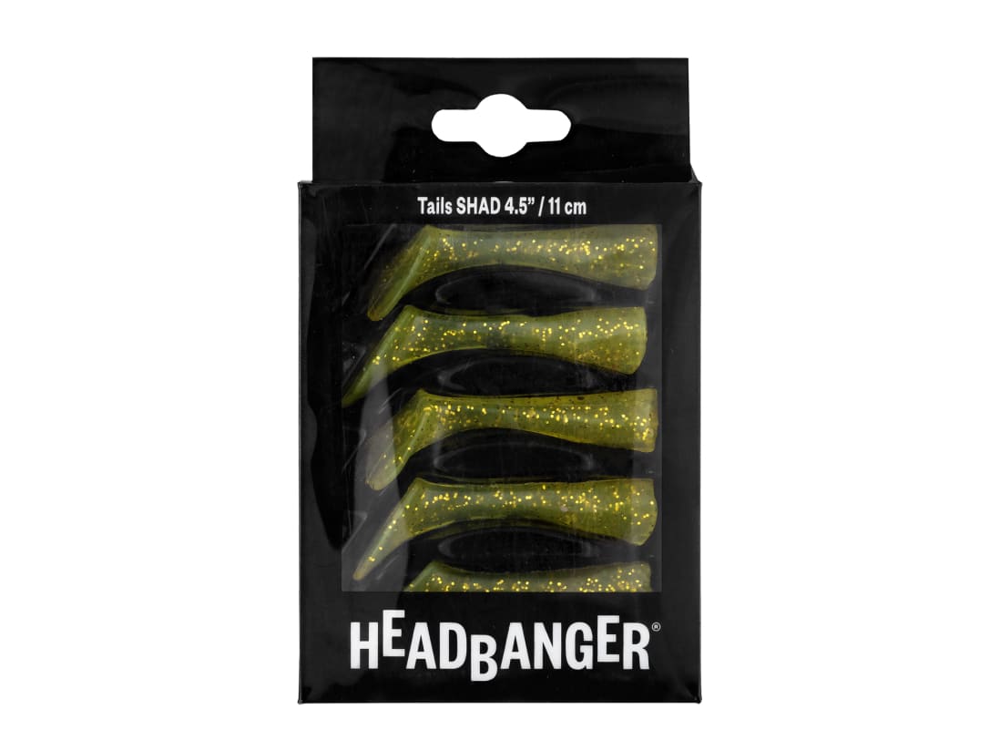 Headbanger Shad Replacement Tails Headbanger Shad Replacement Tails -Karls shop replacementtail packaging hbl
