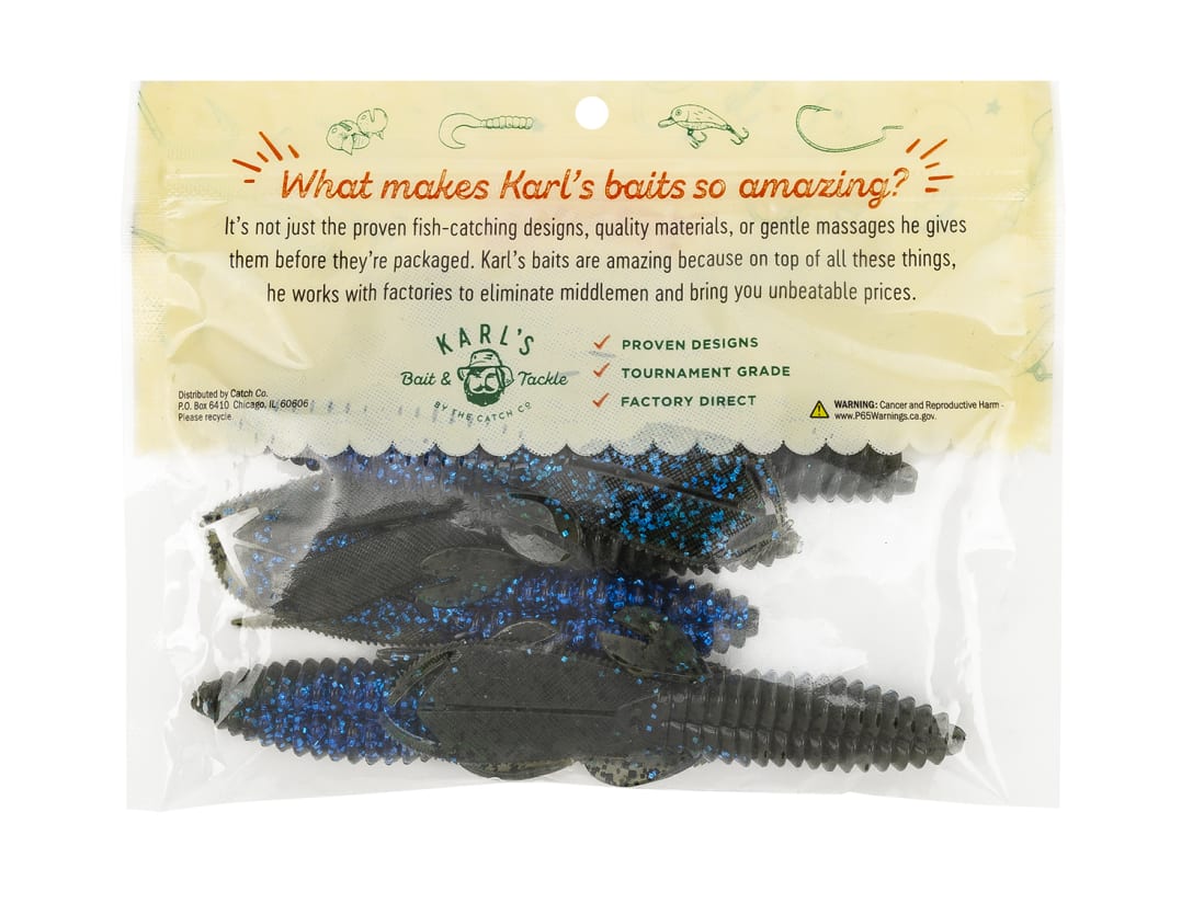 Karl's Amazing Baits Varmint Karl's Amazing Baits Varmint -Karls shop varmint packaging back